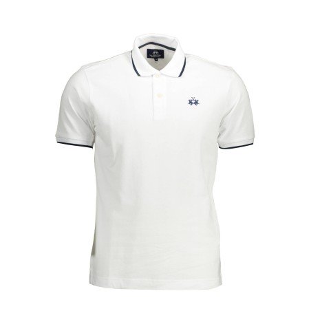 LA MARTINA POLO MANICHE CORTE UOMO BIANCO