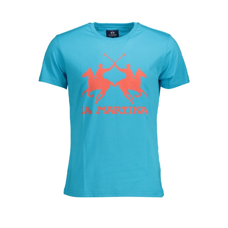 LA MARTINA T-SHIRT MANICHE CORTE UOMO BLU LA MARTINA T-SHIRT MANICHE CORTE UOMO BLU