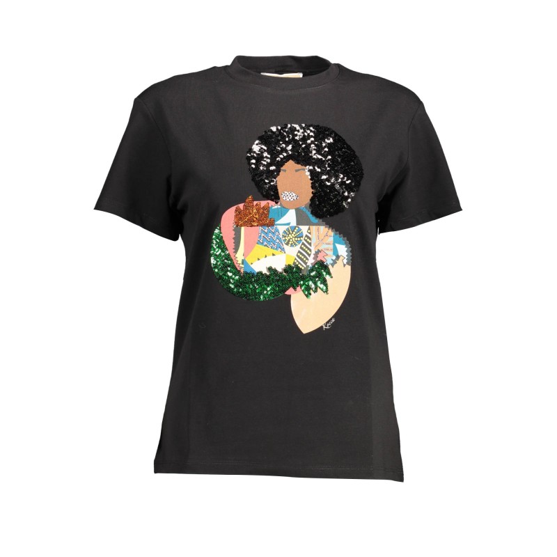 KOCCA T-SHIRT MANICHE CORTE DONNA NERO KOCCA T-SHIRT MANICHE CORTE DONNA NERO