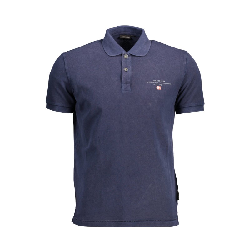 NAPAPIJRI POLO MANICHE CORTE UOMO BLU NAPAPIJRI POLO MANICHE CORTE UOMO BLU