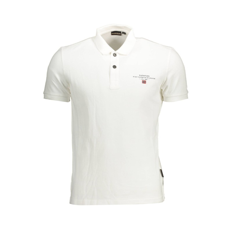 NAPAPIJRI POLO MANICHE CORTE UOMO BIANCO NAPAPIJRI POLO MANICHE CORTE UOMO BIANCO
