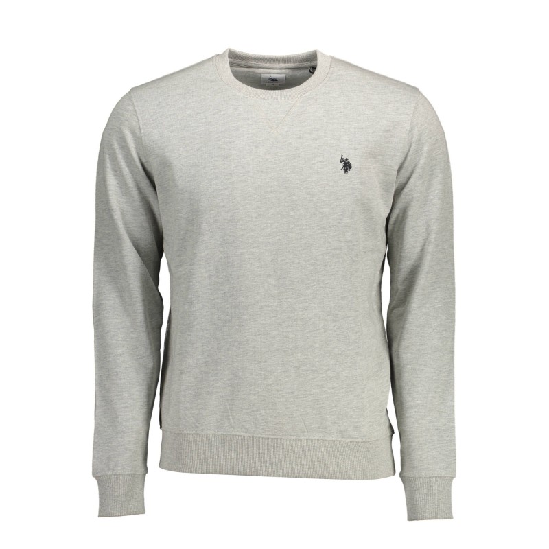 U.S. POLO FELPA SENZA ZIP UOMO GRIGIO U.S. POLO FELPA SENZA ZIP UOMO GRIGIO