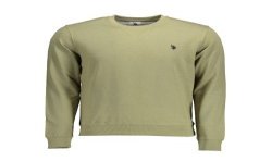 U.S. POLO FELPA SENZA ZIP UOMO VERDE