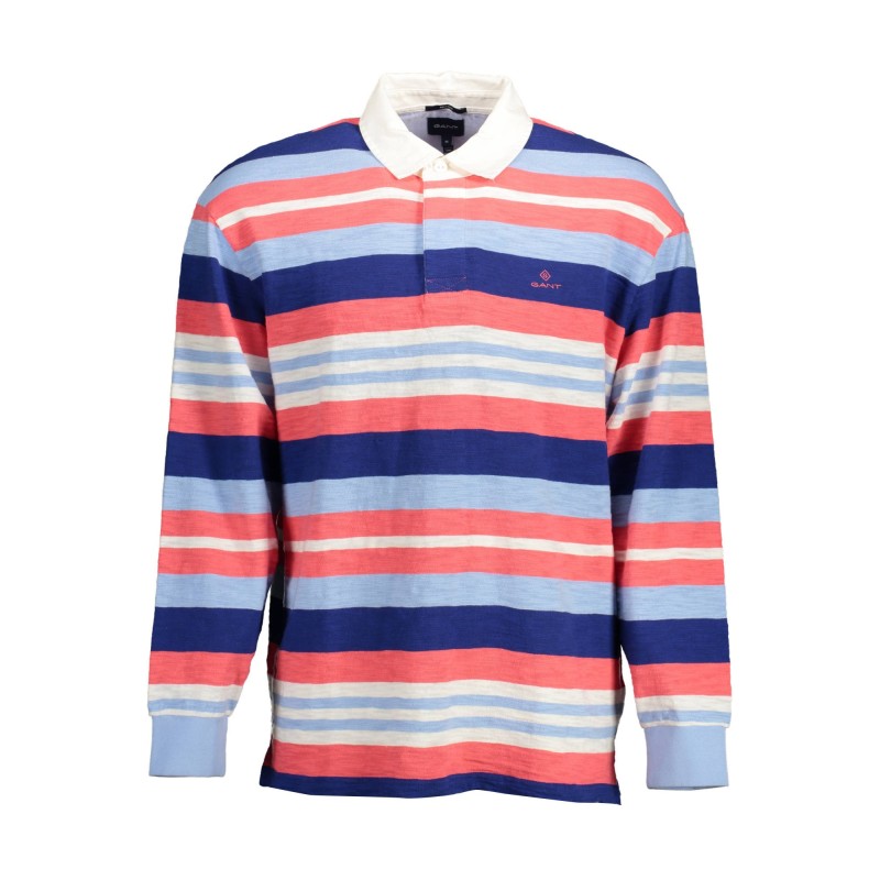 GANT POLO MANICHE LUNGHE UOMO AZZURRO GANT POLO MANICHE LUNGHE UOMO AZZURRO