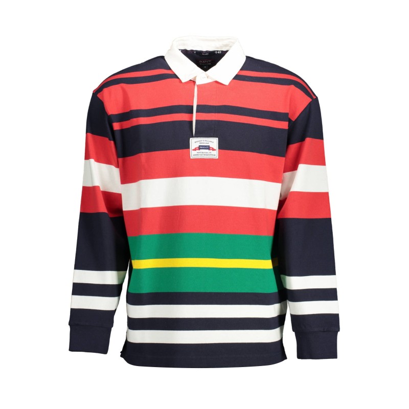 GANT POLO MANICHE LUNGHE UOMO BLU GANT POLO MANICHE LUNGHE UOMO BLU