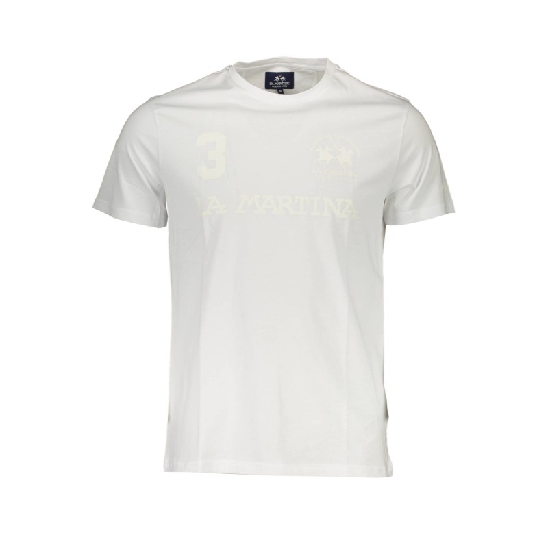 LA MARTINA T-SHIRT MANICHE CORTE UOMO BIANCO LA MARTINA T-SHIRT MANICHE CORTE UOMO BIANCO