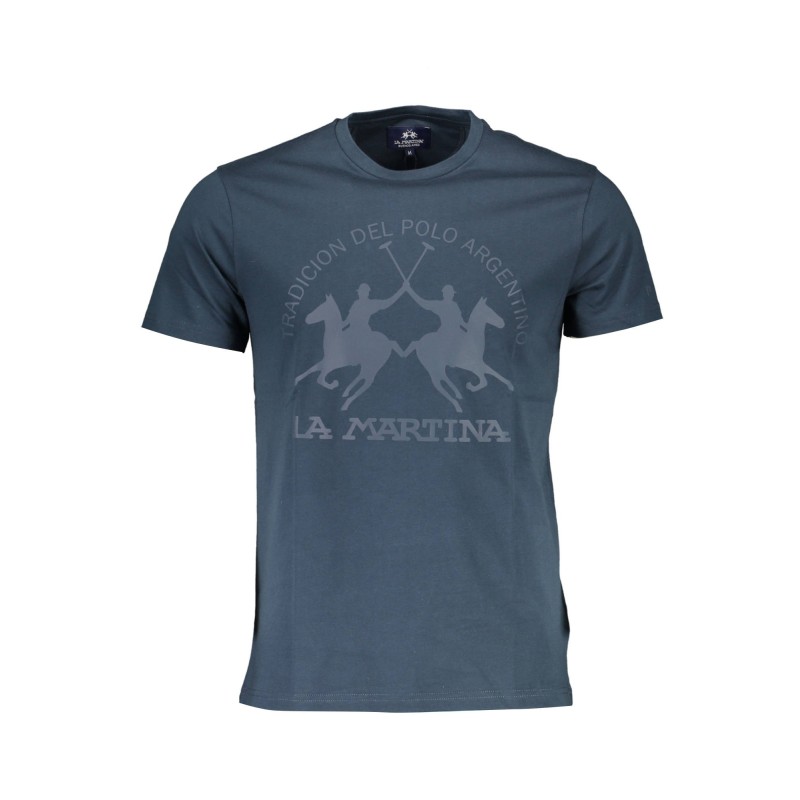 LA MARTINA T-SHIRT MANICHE CORTE UOMO BLU LA MARTINA T-SHIRT MANICHE CORTE UOMO BLU