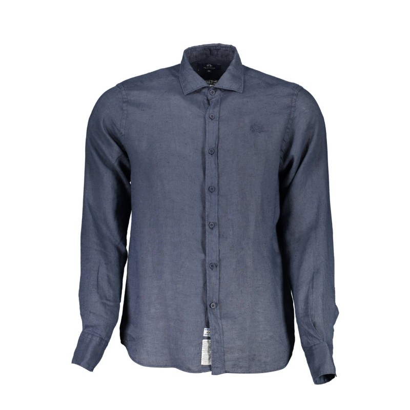 LA MARTINA CAMICIA MANICHE LUNGHE UOMO BLU LA MARTINA CAMICIA MANICHE LUNGHE UOMO BLU