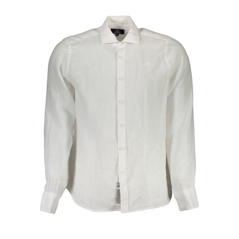 LA MARTINA CAMICIA MANICHE LUNGHE UOMO BIANCO LA MARTINA CAMICIA MANICHE LUNGHE UOMO BIANCO