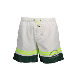 KARL LAGERFELD BEACHWEAR COSTUME PARTE SOTTO UOMO BIANCO