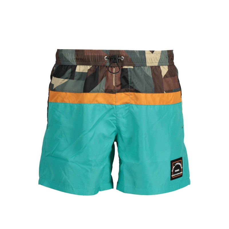 KARL LAGERFELD BEACHWEAR COSTUME PARTE SOTTO UOMO VERDE KARL LAGERFELD BEACHWEAR COSTUME PARTE SOTTO UOMO VERDE