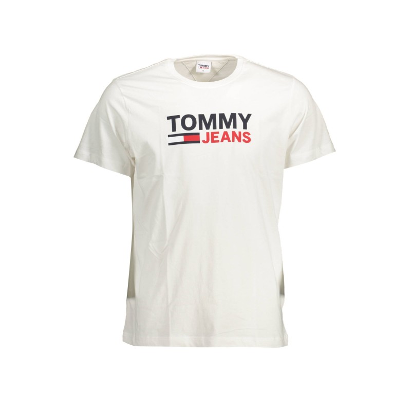 TOMMY HILFIGER T-SHIRT MANICHE CORTE UOMO BIANCO TOMMY HILFIGER T-SHIRT MANICHE CORTE UOMO BIANCO