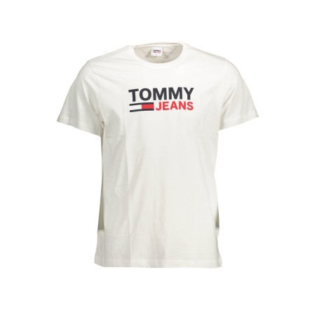TOMMY HILFIGER T-SHIRT MANICHE CORTE UOMO BIANCO