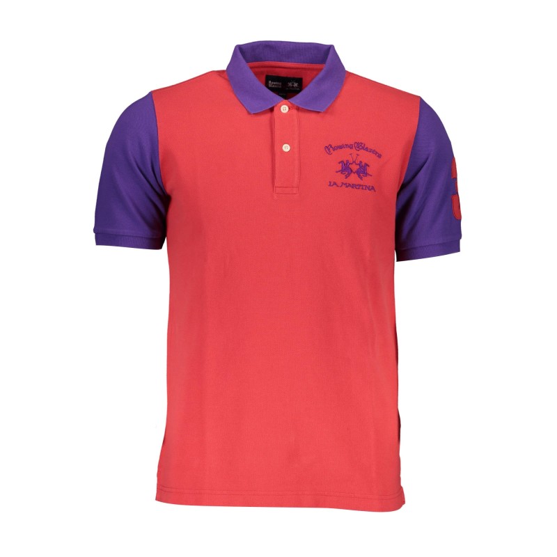 LA MARTINA POLO MANICHE CORTE UOMO ROSSO LA MARTINA POLO MANICHE CORTE UOMO ROSSO