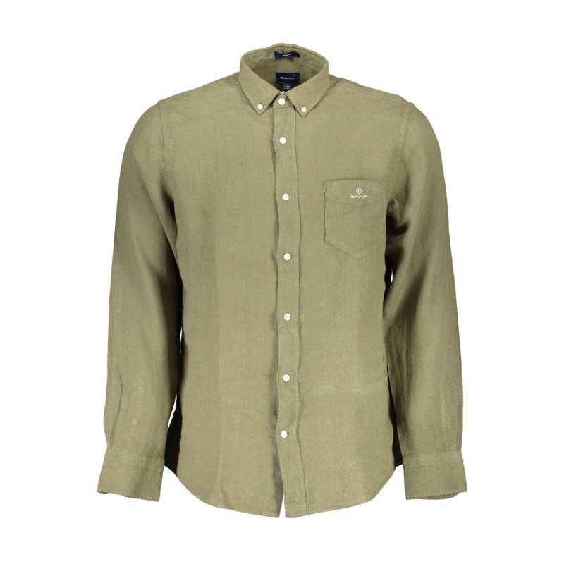 GANT CAMICIA MANICHE LUNGHE UOMO VERDE GANT CAMICIA MANICHE LUNGHE UOMO VERDE