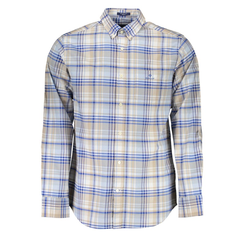 GANT CAMICIA MANICHE LUNGHE UOMO AZZURRO GANT CAMICIA MANICHE LUNGHE UOMO AZZURRO