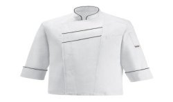 Giacca unisex Line - 60% Polyester - 40% Cotton - Black Piping