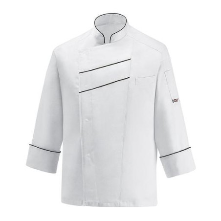 Giacca unisex Line - 60% Polyester - 40% Cotton - Black Piping