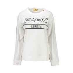 PLEIN SPORT FELPA SENZA ZIP DONNA BIANCO