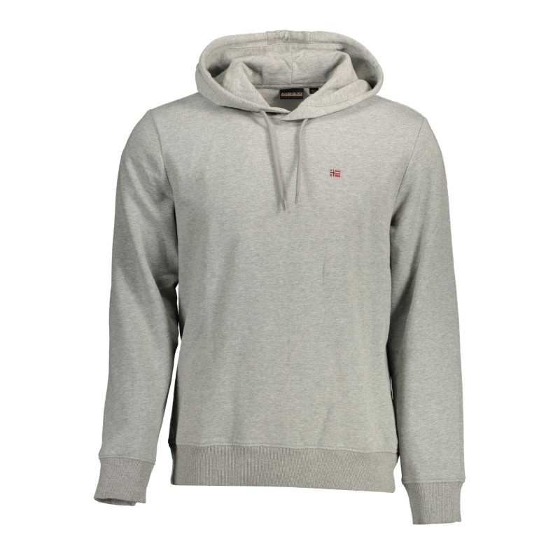 NAPAPIJRI FELPA SENZA ZIP UOMO GRIGIO NAPAPIJRI FELPA SENZA ZIP UOMO GRIGIO
