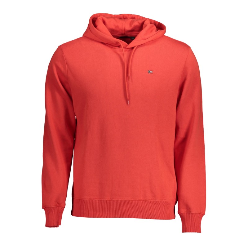 NAPAPIJRI FELPA SENZA ZIP UOMO ROSSO NAPAPIJRI FELPA SENZA ZIP UOMO ROSSO