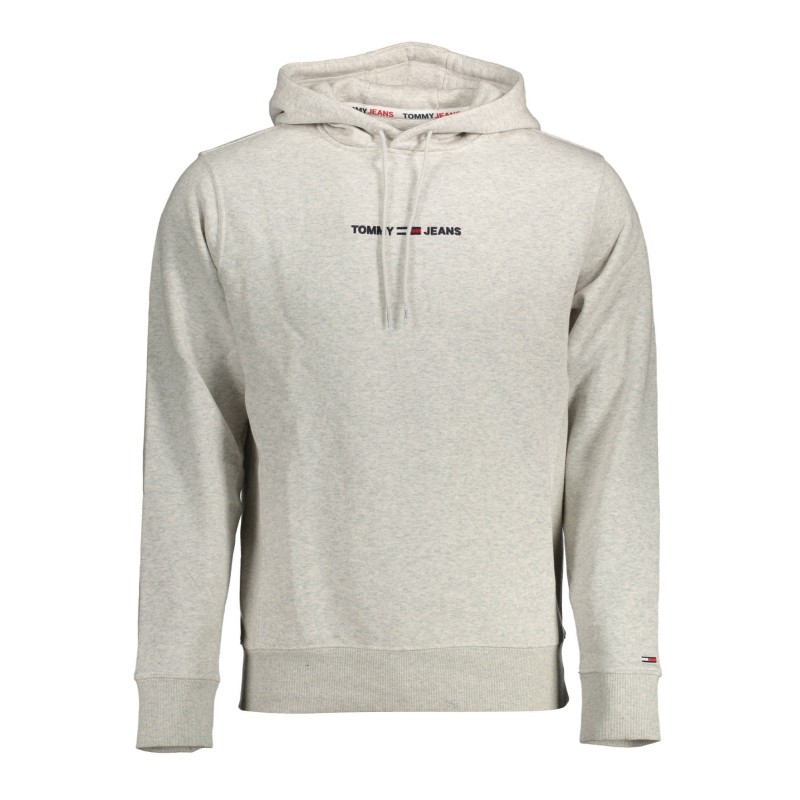 TOMMY HILFIGER FELPA SENZA ZIP UOMO GRIGIO TOMMY HILFIGER FELPA SENZA ZIP UOMO GRIGIO