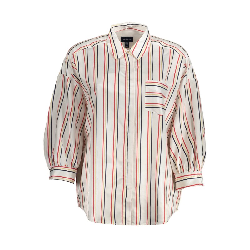 GANT CAMICIA MANICHE LUNGHE DONNA BIANCO GANT CAMICIA MANICHE LUNGHE DONNA BIANCO