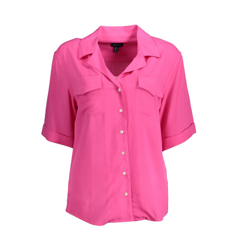 GANT CAMICIA MANICHE CORTE DONNA ROSA GANT CAMICIA MANICHE CORTE DONNA ROSA
