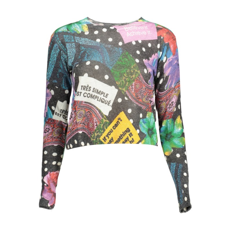 DESIGUAL MAGLIA DONNA NERO DESIGUAL MAGLIA DONNA NERO