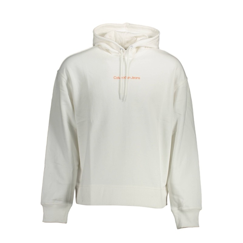 CALVIN KLEIN FELPA SENZA ZIP UOMO BIANCO CALVIN KLEIN FELPA SENZA ZIP UOMO BIANCO