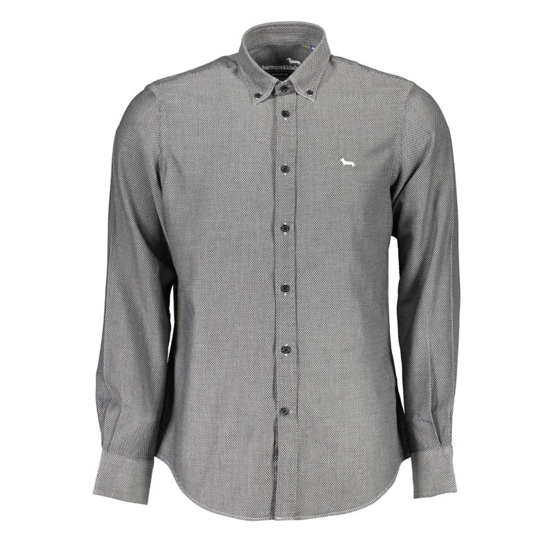 HARMONT & BLAINE CAMICIA MANICHE LUNGHE UOMO NERO HARMONT & BLAINE CAMICIA MANICHE LUNGHE UOMO NERO