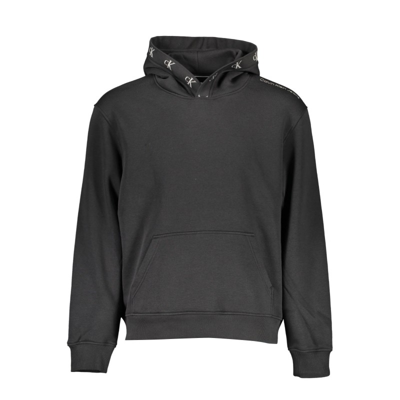 CALVIN KLEIN FELPA SENZA ZIP UOMO NERO CALVIN KLEIN FELPA SENZA ZIP UOMO NERO