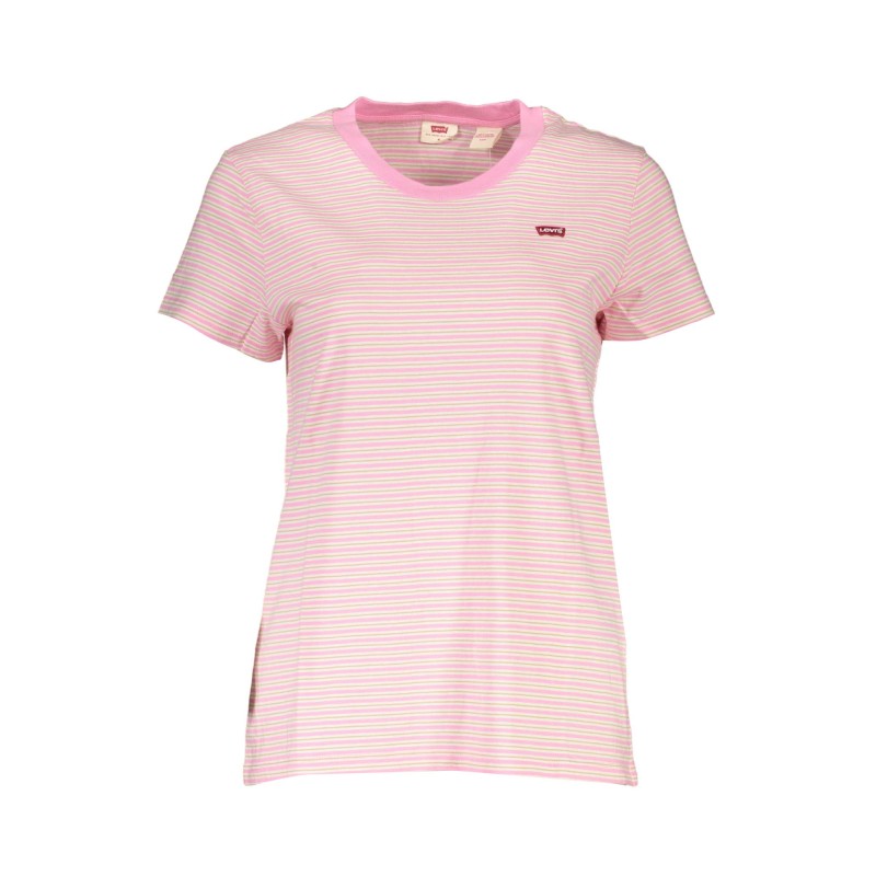 LEVI'S T-SHIRT MANICHE CORTE DONNA ROSA LEVI'S T-SHIRT MANICHE CORTE DONNA ROSA