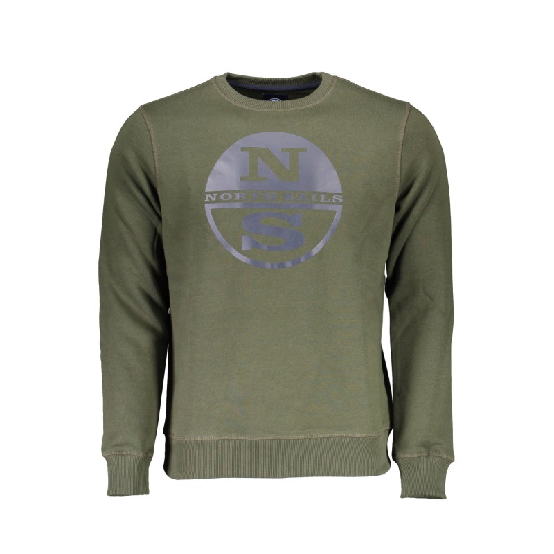 NORTH SAILS FELPA SENZA ZIP UOMO VERDE NORTH SAILS FELPA SENZA ZIP UOMO VERDE