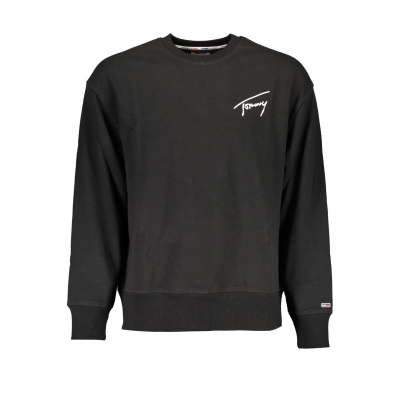 TOMMY HILFIGER FELPA SENZA ZIP UOMO NERO TOMMY HILFIGER FELPA SENZA ZIP UOMO NERO
