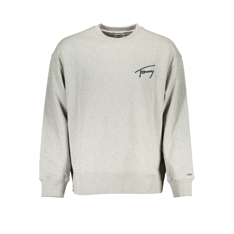 TOMMY HILFIGER FELPA SENZA ZIP UOMO GRIGIO TOMMY HILFIGER FELPA SENZA ZIP UOMO GRIGIO