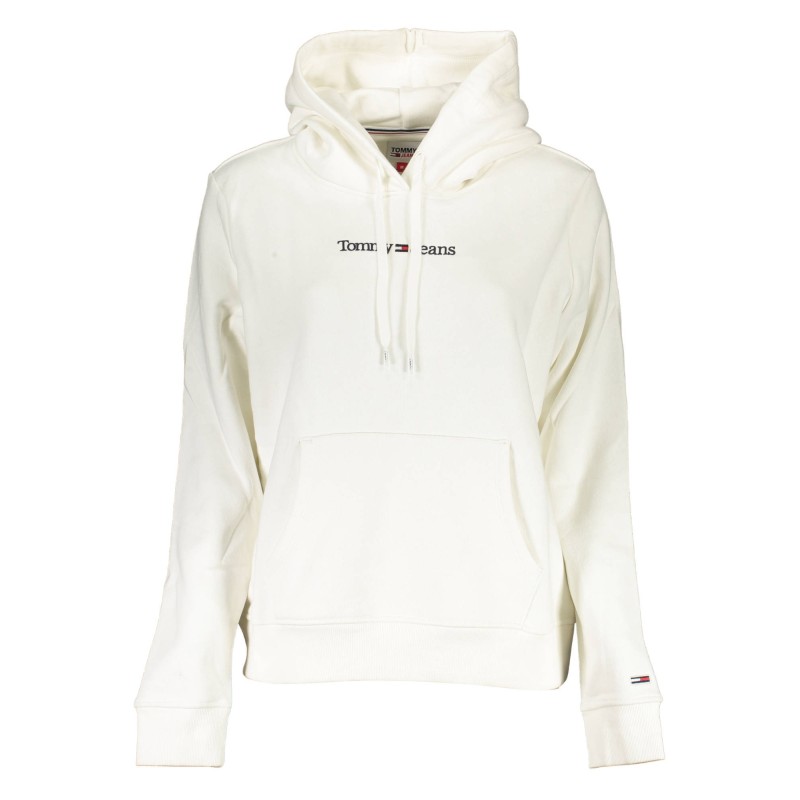 TOMMY HILFIGER FELPA SENZA ZIP DONNA BIANCO TOMMY HILFIGER FELPA SENZA ZIP DONNA BIANCO