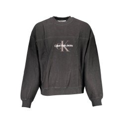CALVIN KLEIN FELPA SENZA ZIP UOMO NERO
