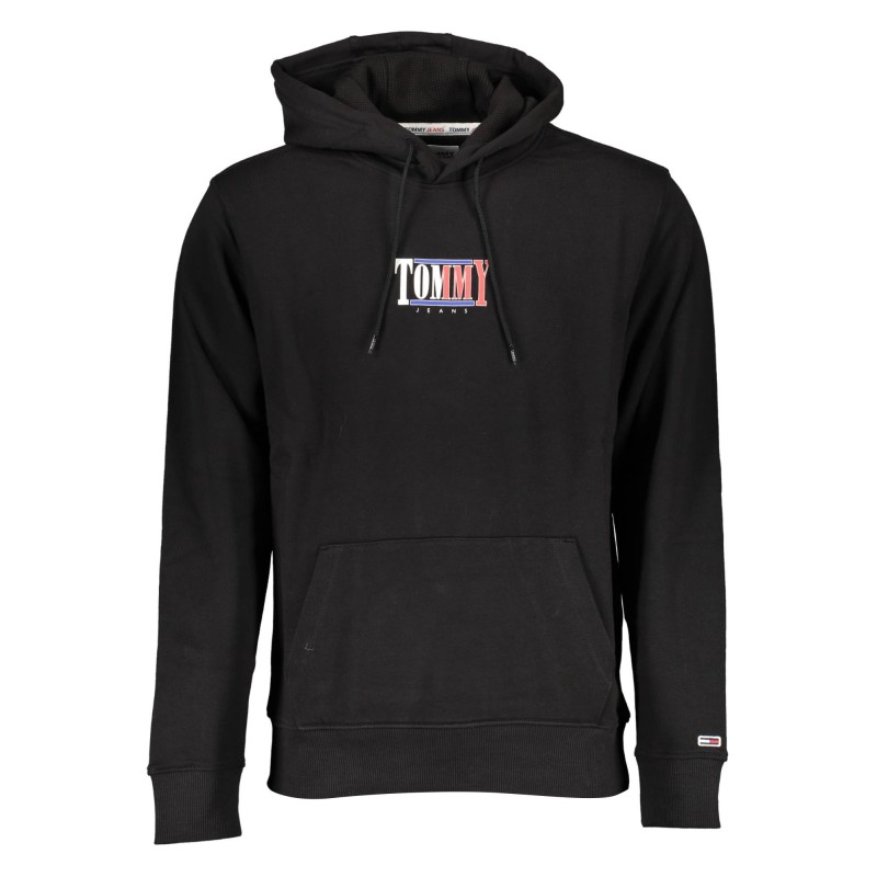 TOMMY HILFIGER FELPA SENZA ZIP UOMO NERO TOMMY HILFIGER FELPA SENZA ZIP UOMO NERO