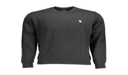 U.S. POLO FELPA SENZA ZIP UOMO NERO