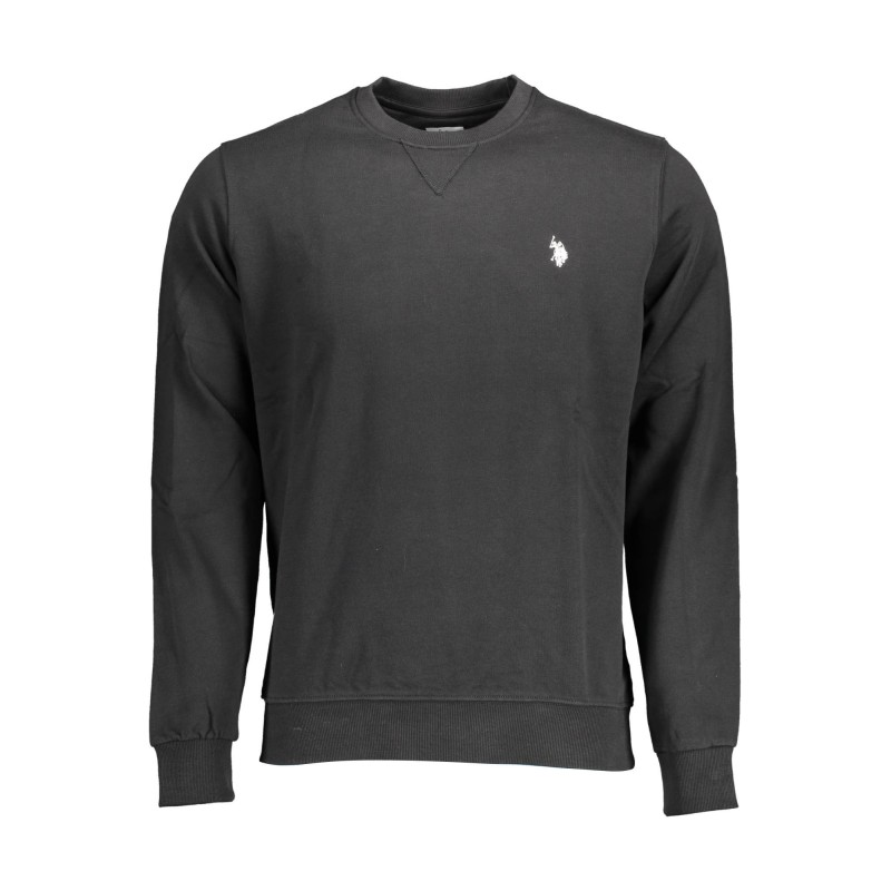 U.S. POLO FELPA SENZA ZIP UOMO NERO U.S. POLO FELPA SENZA ZIP UOMO NERO