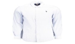 U.S. POLO CAMICIA MANICHE LUNGHE UOMO AZZURRO