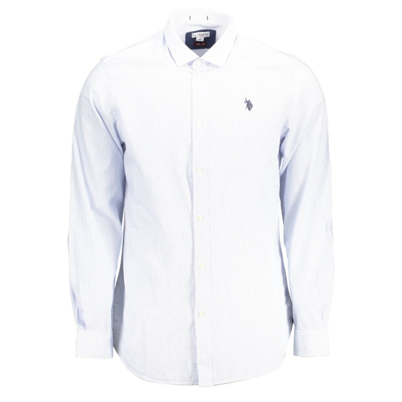 U.S. POLO CAMICIA MANICHE LUNGHE UOMO AZZURRO U.S. POLO CAMICIA MANICHE LUNGHE UOMO AZZURRO