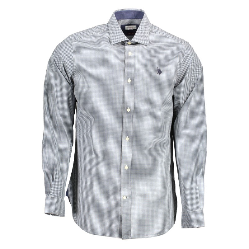 U.S. POLO CAMICIA MANICHE LUNGHE UOMO AZZURRO U.S. POLO CAMICIA MANICHE LUNGHE UOMO AZZURRO