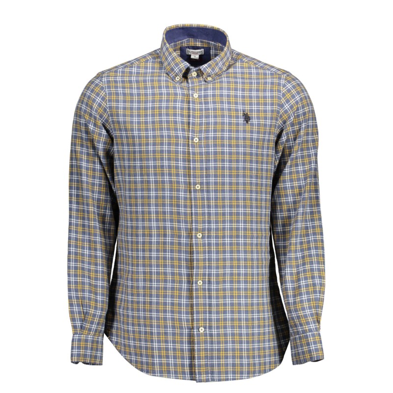 U.S. POLO CAMICIA MANICHE LUNGHE UOMO BLU U.S. POLO CAMICIA MANICHE LUNGHE UOMO BLU