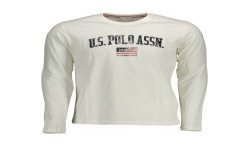 U.S. POLO T-SHIRT MANICHE LUNGHE UOMO BIANCO