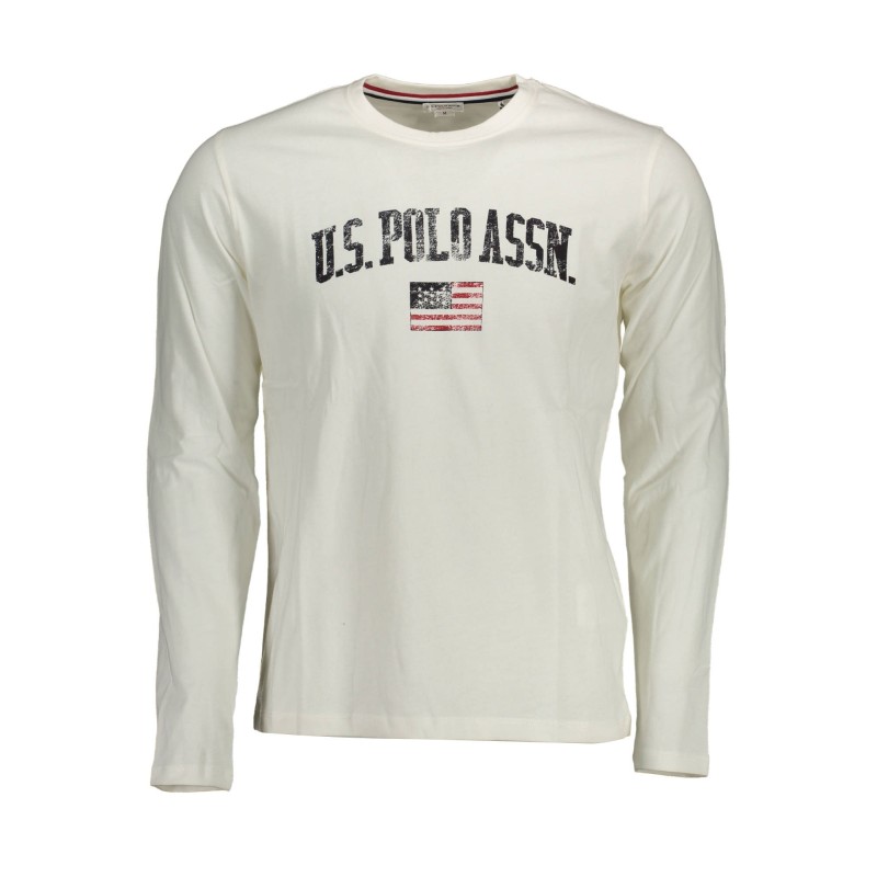 U.S. POLO T-SHIRT MANICHE LUNGHE UOMO BIANCO U.S. POLO T-SHIRT MANICHE LUNGHE UOMO BIANCO