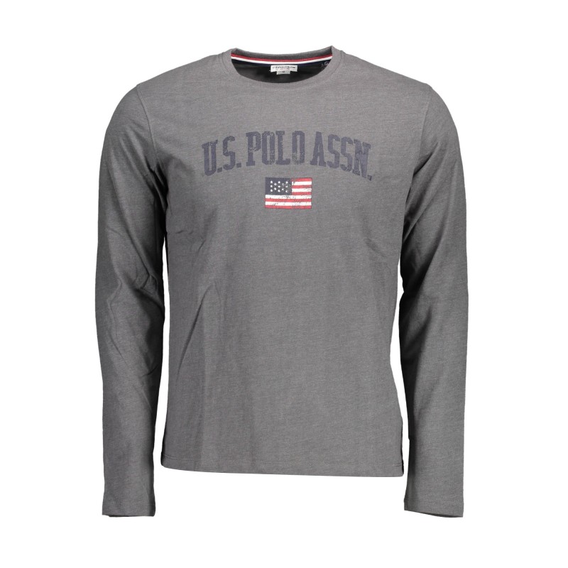 U.S. POLO T-SHIRT MANICHE LUNGHE UOMO GRIGIO U.S. POLO T-SHIRT MANICHE LUNGHE UOMO GRIGIO