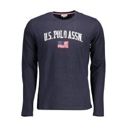 U.S. POLO T-SHIRT MANICHE LUNGHE UOMO BLU