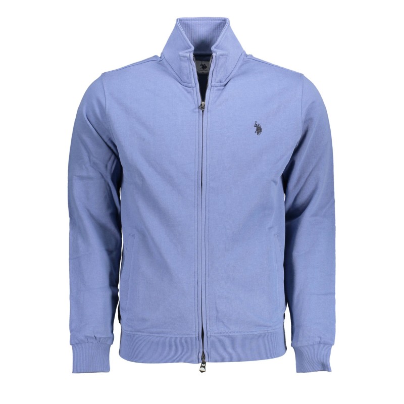 U.S. POLO FELPA CON ZIP UOMO BLU U.S. POLO FELPA CON ZIP UOMO BLU